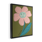 Made with Love- Flower Print  Framed Canvas Print Gallery Image 2
