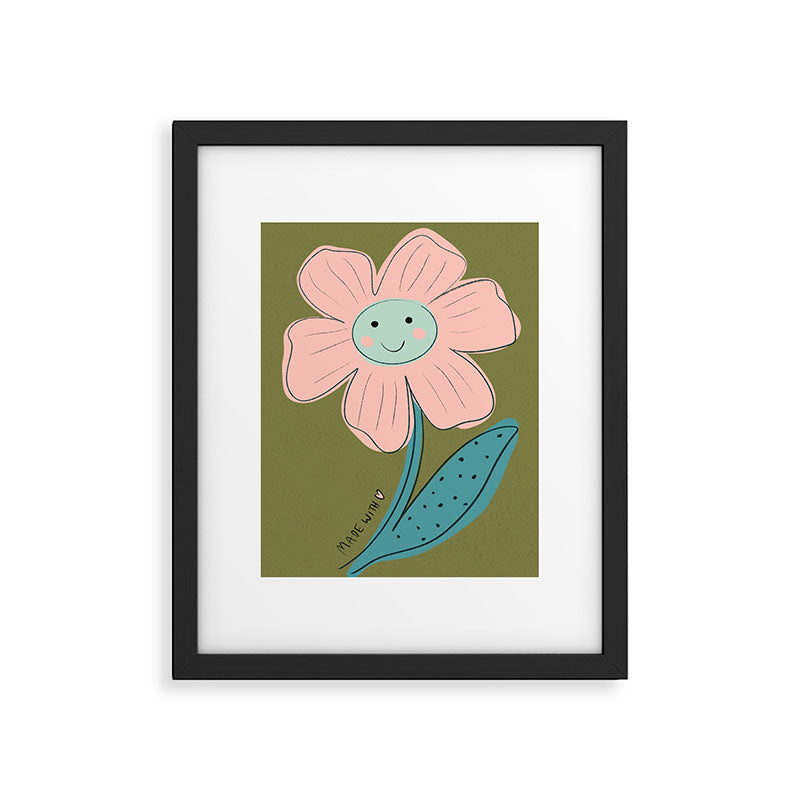 Made with Love- Flower Print  Framed Art Print Gallery Image 5