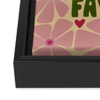 Mais amor, por favor! Framed Canvas Print Gallery Image 3