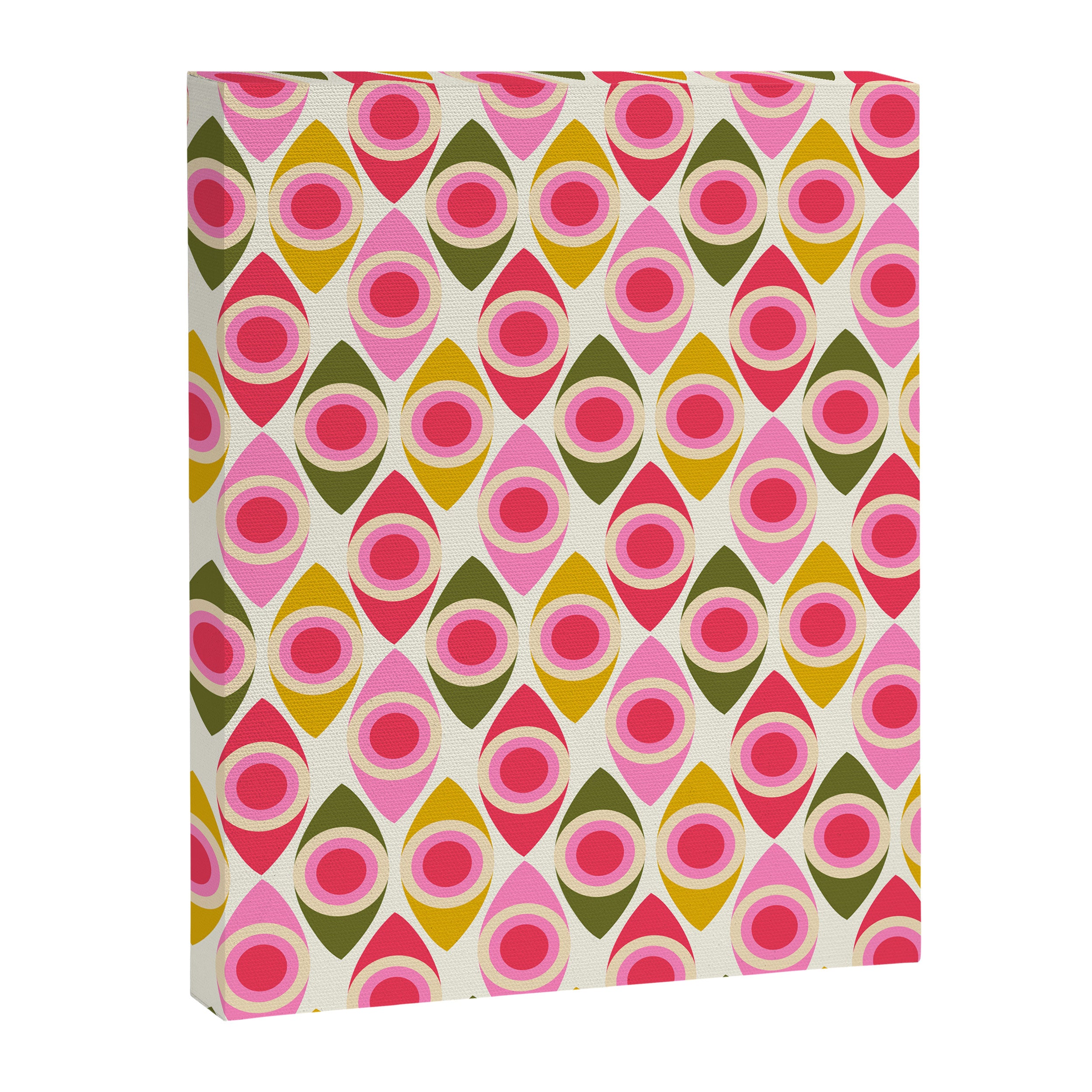 Mid Century Modern Geo pattern 2 Canvas Print Gallery Image 8