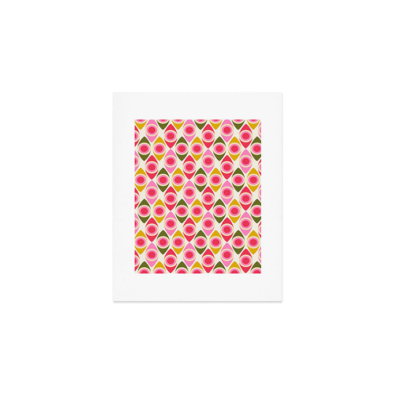 Mid Century Modern Geo pattern 2 Art Print Gallery Image 1