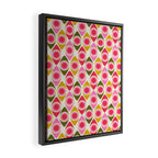 Mid Century Modern Geo pattern 2 Framed Canvas Print Gallery Image 2