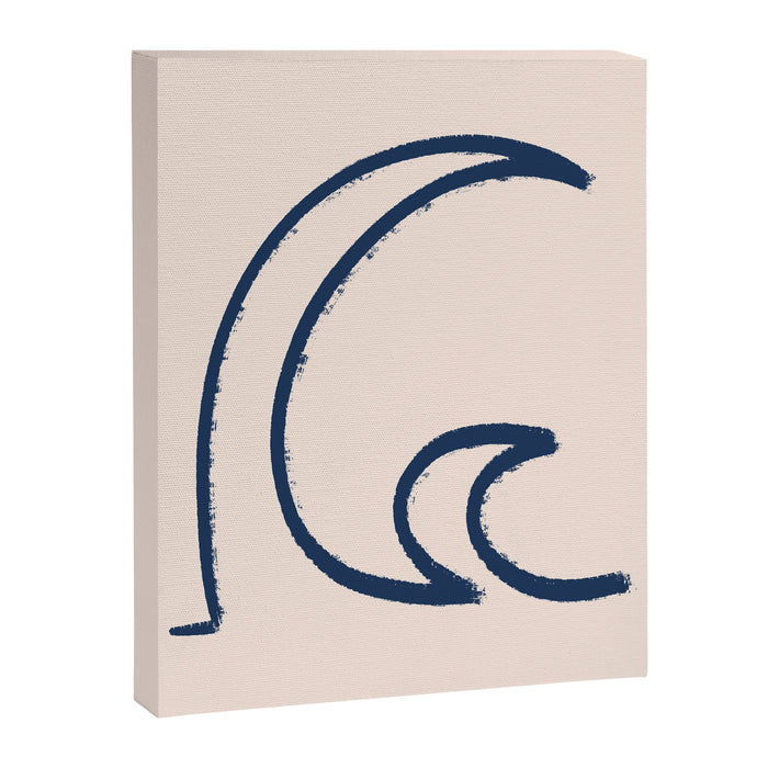 Minimalist Waves  Canvas Print Gallery Image 1