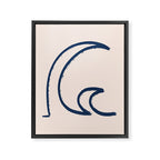 Minimalist Waves  Framed Canvas Print Gallery Image 6