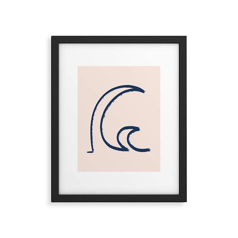 Minimalist Waves  Framed Art Print Gallery Image 5