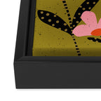 Modern Flower  Framed Canvas Print Gallery Image 3