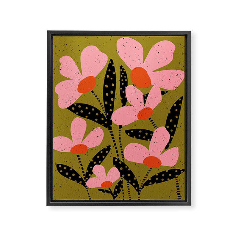 Modern Flower  Framed Canvas Print Gallery Image 6