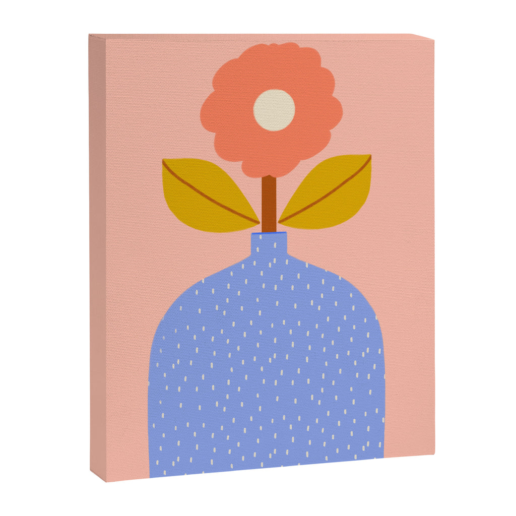 Modern Vase - Peach Canvas Print Gallery Image 8