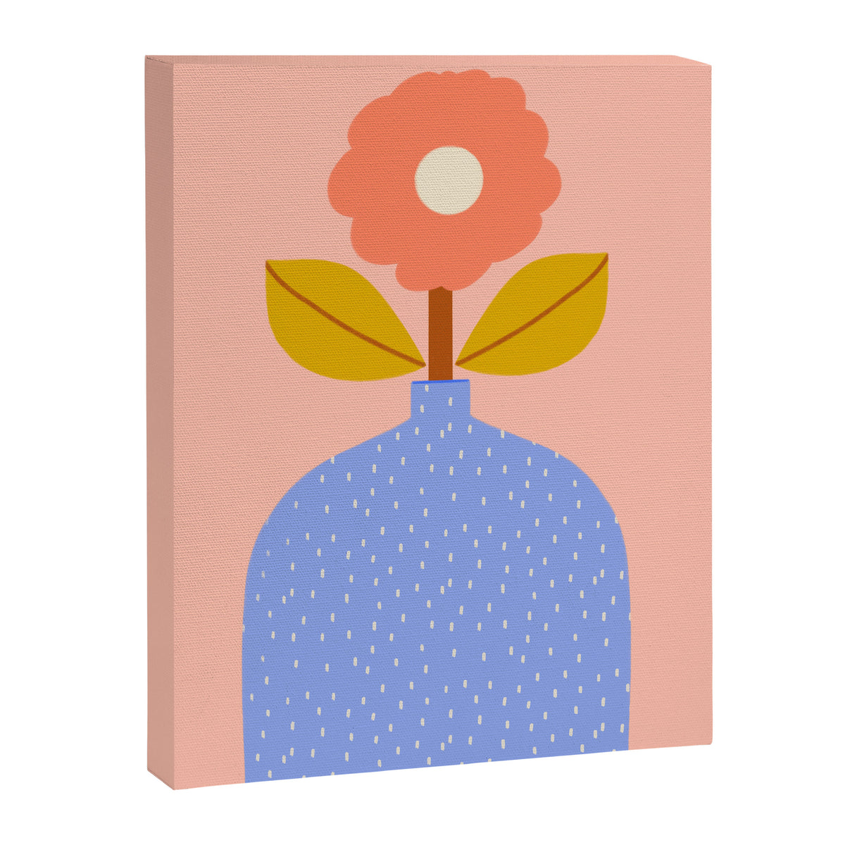 Modern Vase - Peach Canvas Print Gallery Image 8
