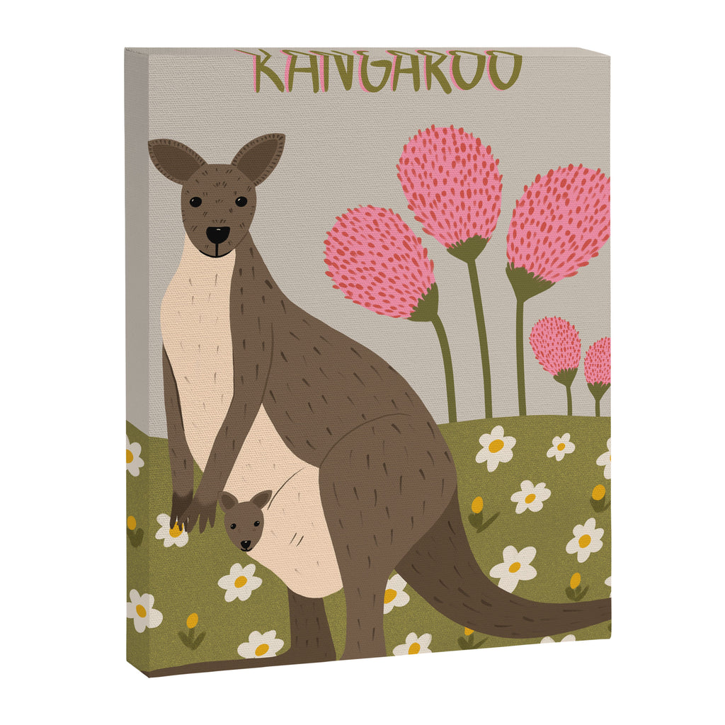 Mommy Kangaroo  Canvas Print Gallery Image 6