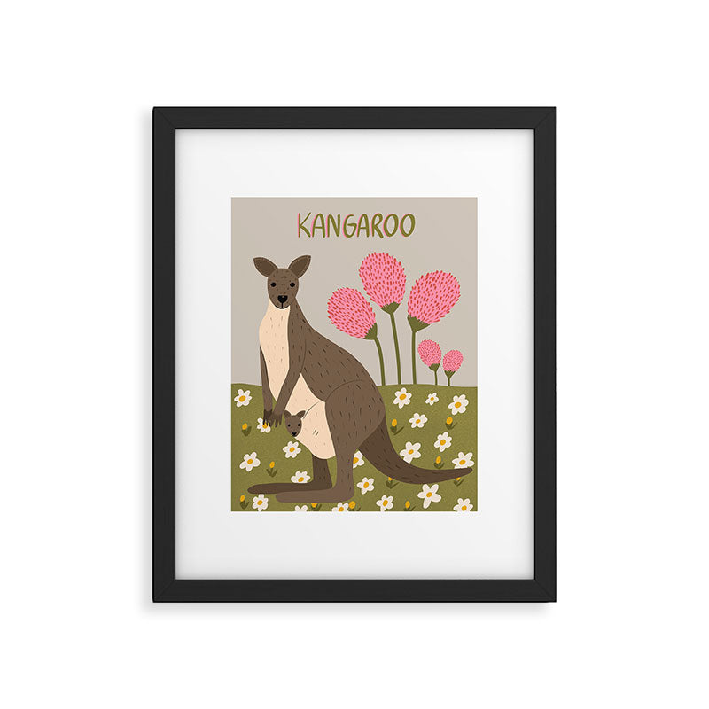 Mommy Kangaroo  Framed Art Print Gallery Image 5
