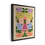 New Beginning - Floral Bird and Butterfly Framed Canvas Print Gallery Image 2
