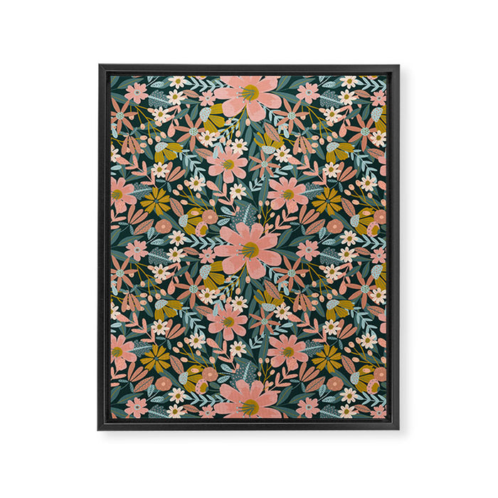 Night Blooms Framed Canvas Print Gallery Image 1