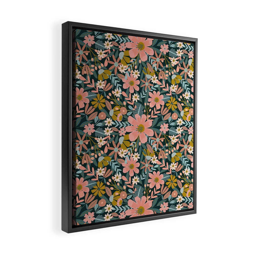 Night Blooms Framed Canvas Print Gallery Image 2