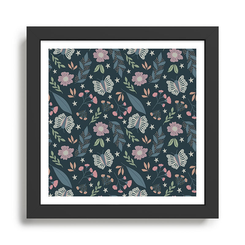 Night Floral  Framed Art Print Gallery Image 1