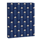 Night Star - indigo Canvas Print Gallery Image 8