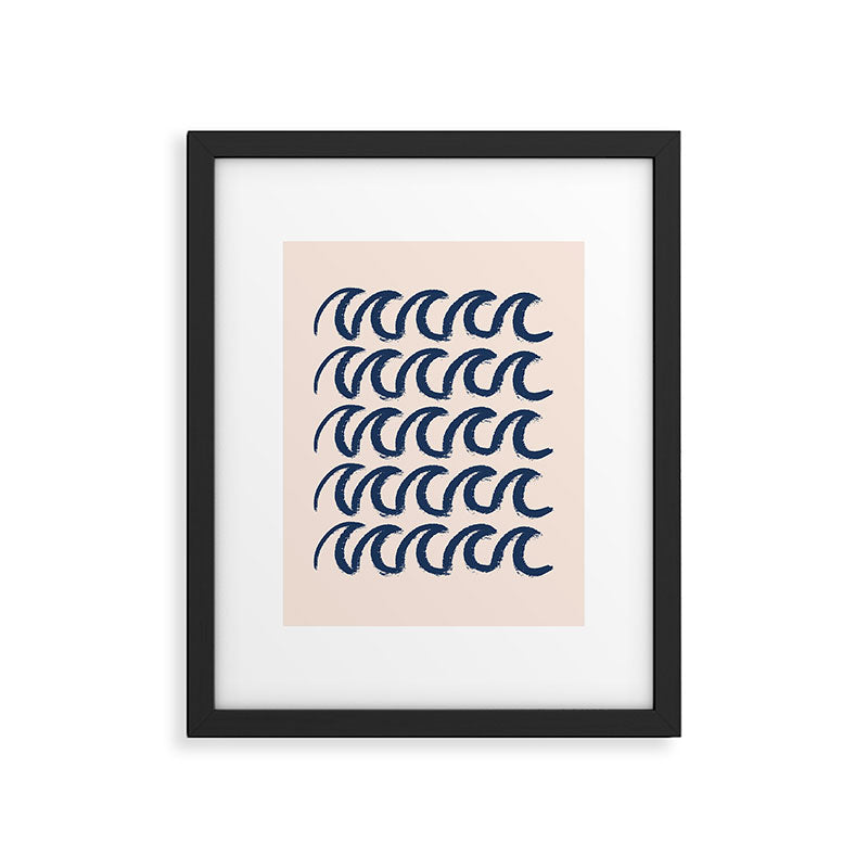 Ocean waves  Framed Art Print Gallery Image 5