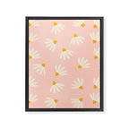 Oh! Daisy - Salmon  Framed Canvas Print Gallery Image 8