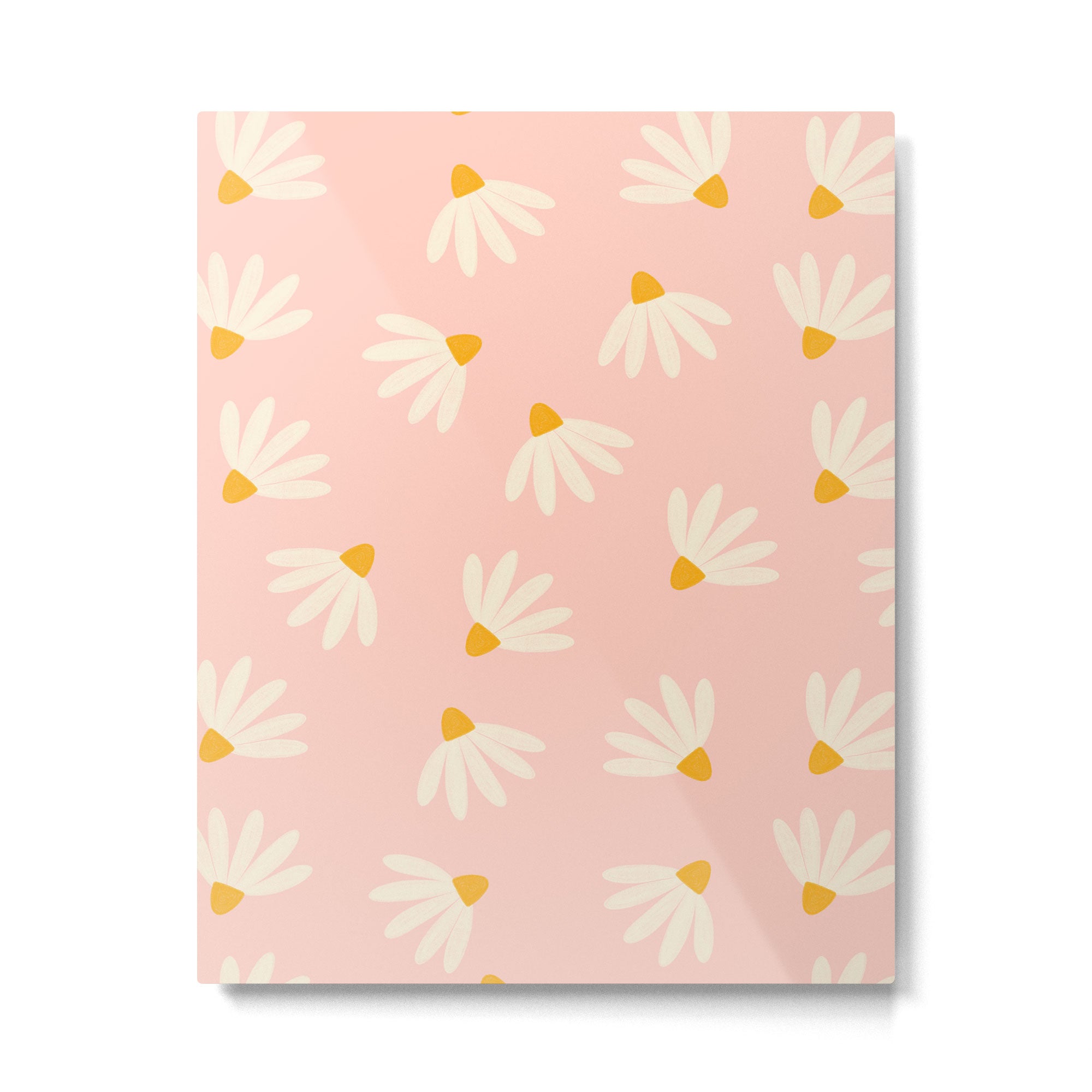 Oh! Daisy - Salmon  Metal Print Gallery Image 6