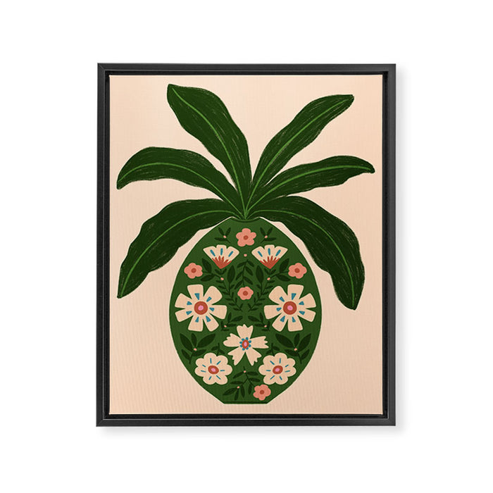 Ornamental Vase Framed Canvas Print Gallery Image 1