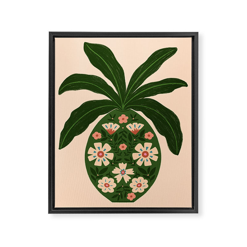 Ornamental Vase Framed Canvas Print Gallery Image 6