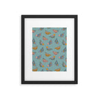 Pastel Bird Pattern  Framed Art Print Gallery Image 6
