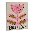 Peace and Love Print  Canvas Print Gallery Image 6