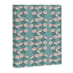 Pink and Blue Floral Pattern Canvas Print Gallery Image 8