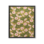 Pink and Green Floral Dream  Framed Canvas Print Gallery Image 8