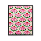 Pink and Red Daisy Framed Canvas Print Gallery Image 8