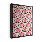 Pink and Red Daisy Framed Canvas Print Gallery Image 2