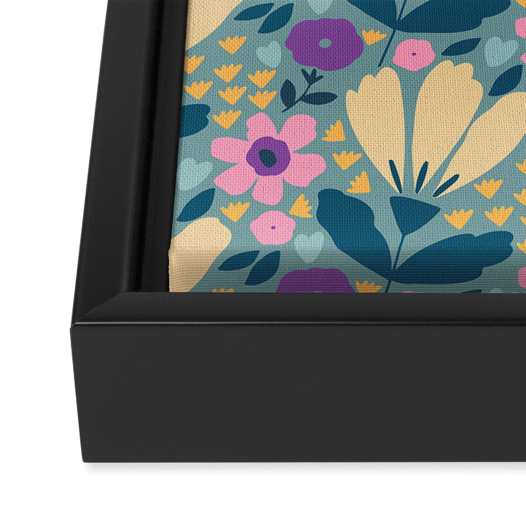 Pretty Bloom - Spring Vibe Framed Canvas Print Gallery Image 3