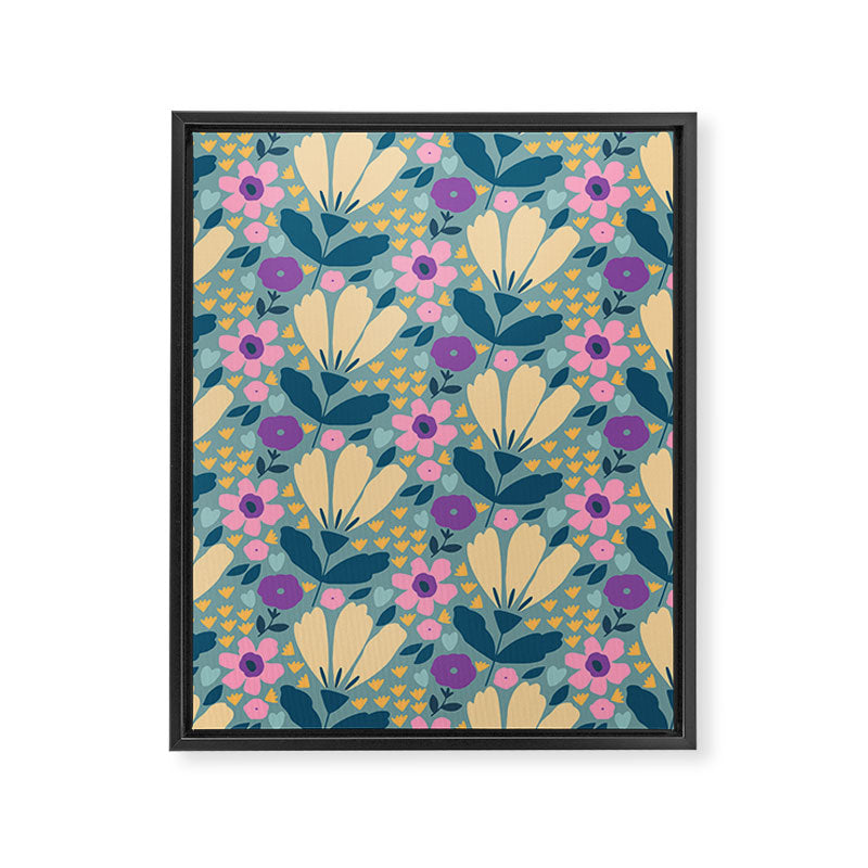 Pretty Bloom - Spring Vibe Framed Canvas Print Gallery Image 8