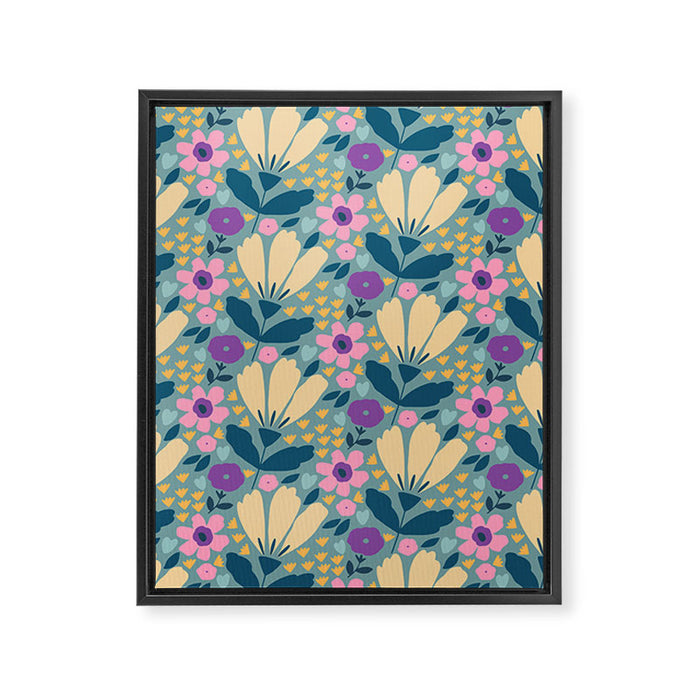 Pretty Bloom - Spring Vibe Framed Canvas Print Gallery Image 1