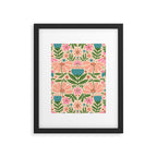 Pretty Floral - sweet pink Framed Art Print Gallery Image 6