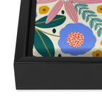 Pure Joy - colorful Floral  Framed Canvas Print Gallery Image 3