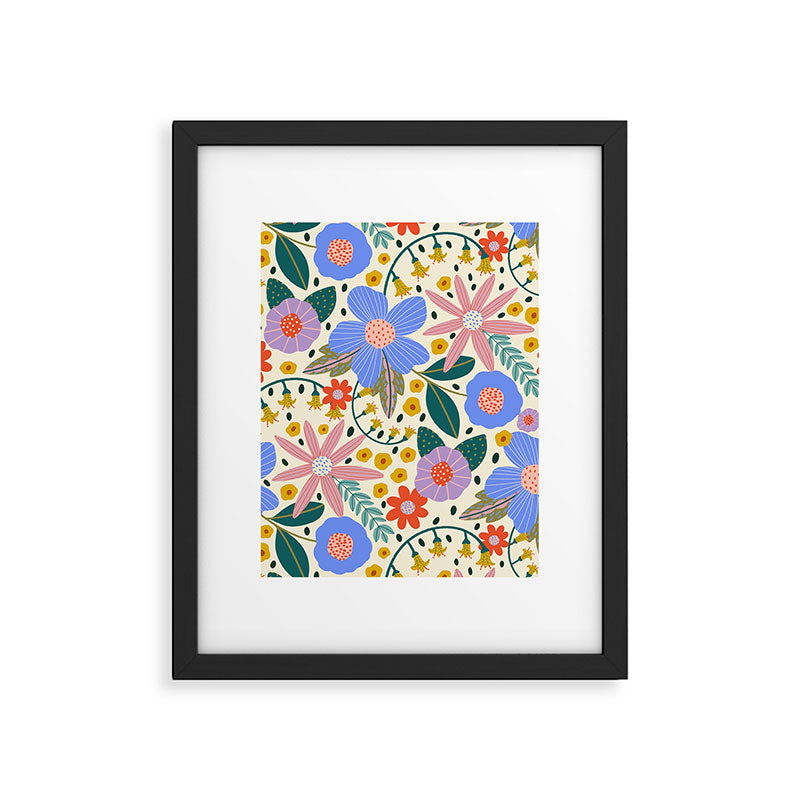 Pure Joy - colorful Floral  Framed Art Print Gallery Image 6