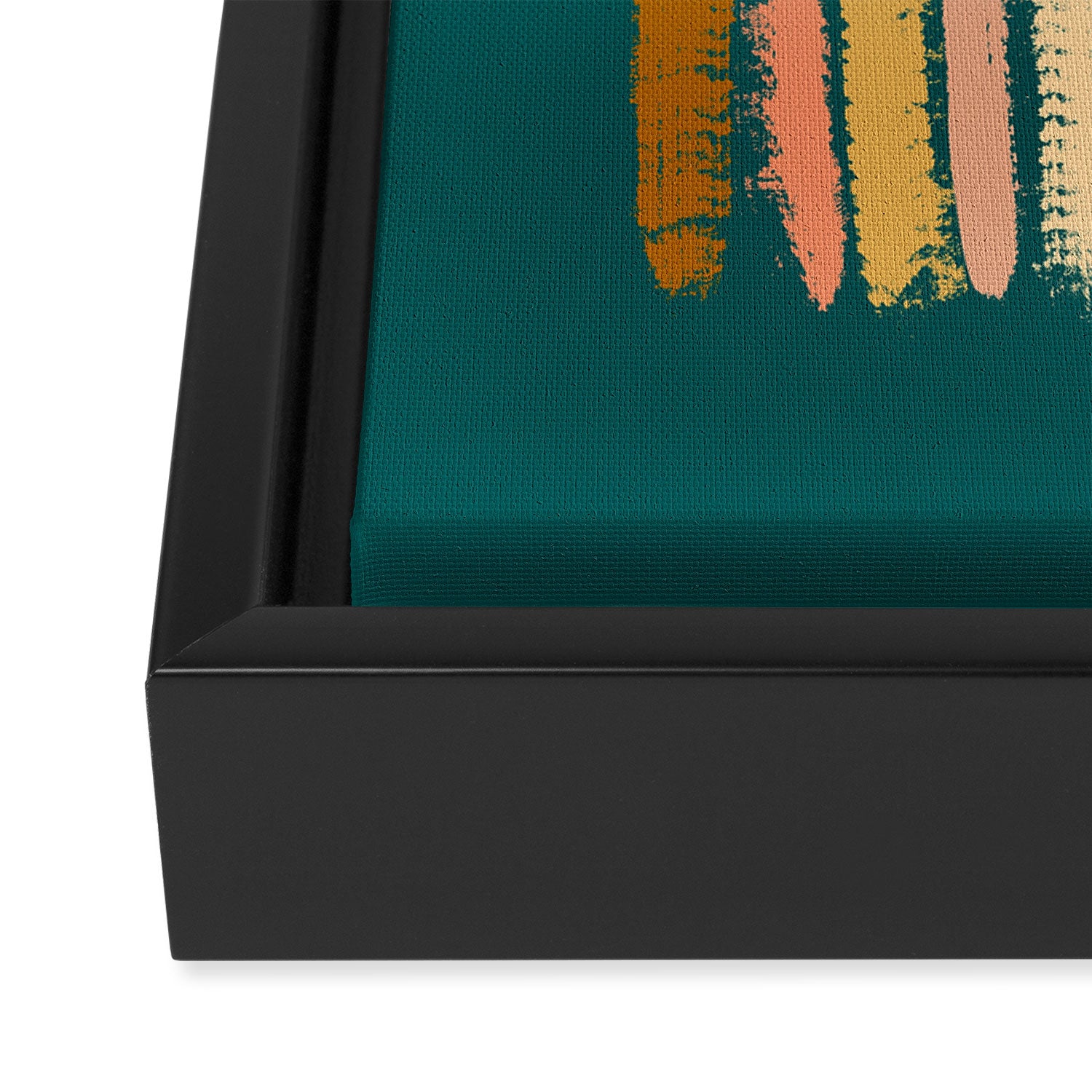 Rainbow Love Art Framed Canvas Print Gallery Image 3