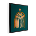 Rainbow Love Art Framed Canvas Print Gallery Image 2