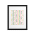 Rainbow Stripes Framed Art Print Gallery Image 6