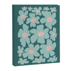 Retro Daisy - Green mood Canvas Print Gallery Image 8