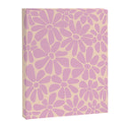 Retro Floral - Cream and Pink Canvas Print Gallery Image 8