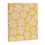 Retro Floral - Earthy colors - yellow mostard Canvas Print Gallery Image 8
