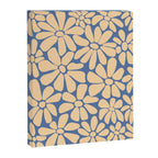 Retro Floral - Indigo  Canvas Print Gallery Image 6