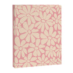 Retro Floral - Pink and Cream Canvas Print Gallery Image 8