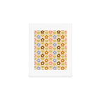 Retro Flower Vibe - Vintage Colors  Art Print Gallery Image 1