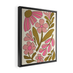 Retro Groovy - 70s style Framed Canvas Print Gallery Image 2