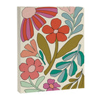 Retro Groovy Floral Art Print Canvas Print Gallery Image 6