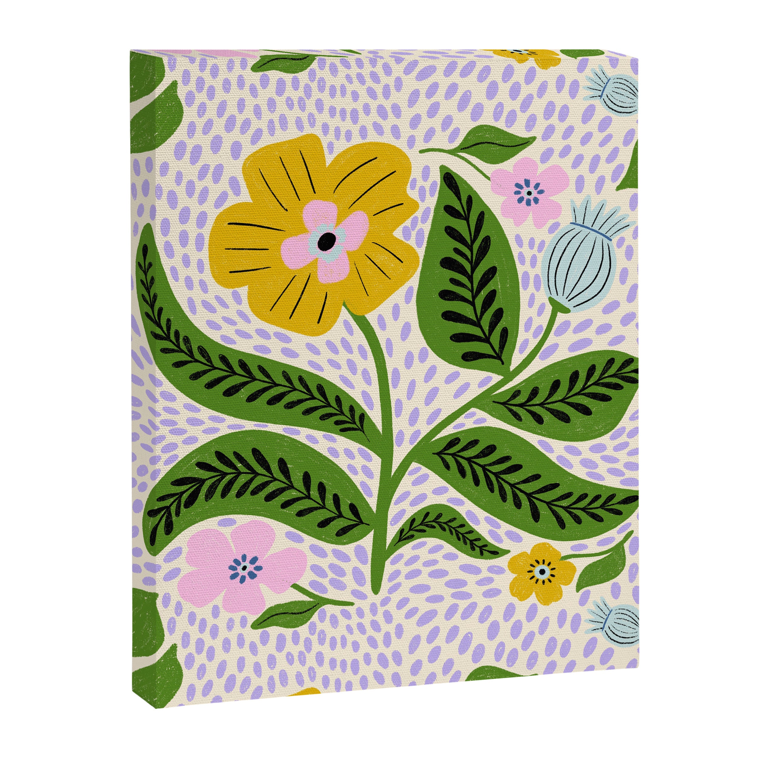 Retro Groovy Flower  Canvas Print Gallery Image 8