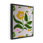 Retro Groovy Flower  Framed Canvas Print Gallery Image 2